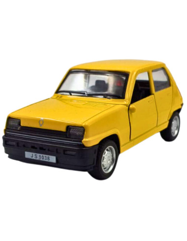 Renault 5 amarillo - Escala 1:32- Carros de colección