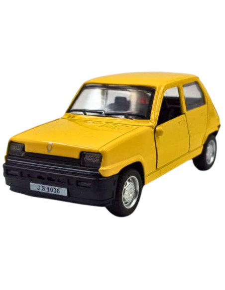 Renault 5 amarillo - Escala 1:32- Carros de colección