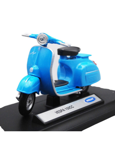 Vespa 150 cc azul -Motos a escala 1:18