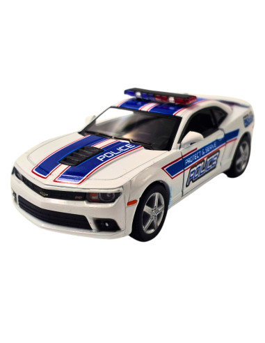 Chevrolet camaro 2014 policia blanco  Escala 1:38 - Tienda de artículos de colección