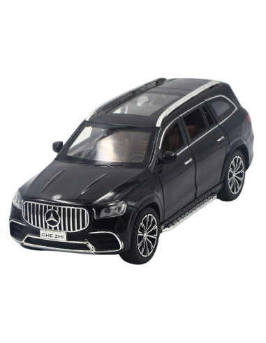 Mercedes benz GLS 63 AMG negro Escala 1:24- Carros de colección