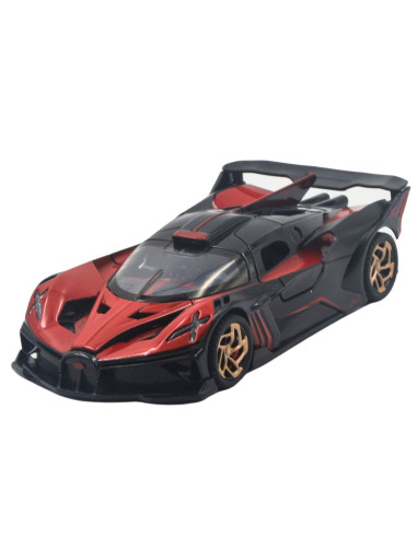 Bugatti bolide rojo - Escala 1:32  - Carros de colección