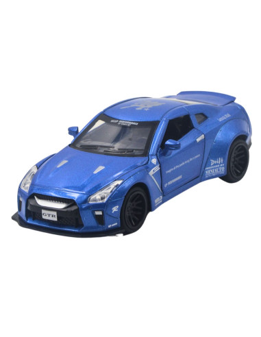 Nissan GTR azul custom- Escala 1:32  tienda de artículos de colección