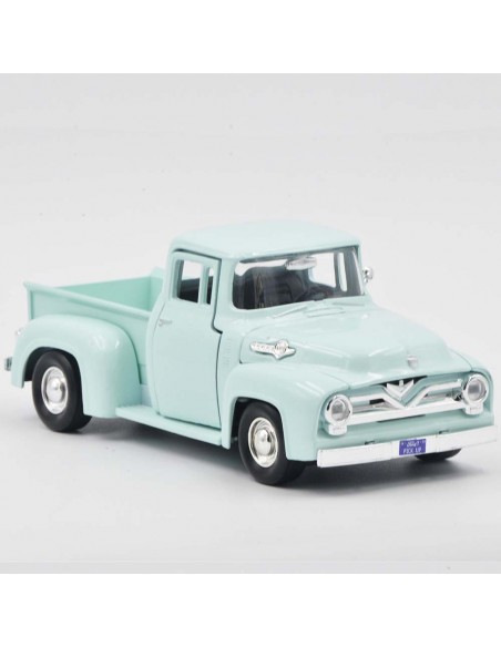 Ford F-100 pickup 1955 verde menta - Escala 1:24 - Artículos de colección