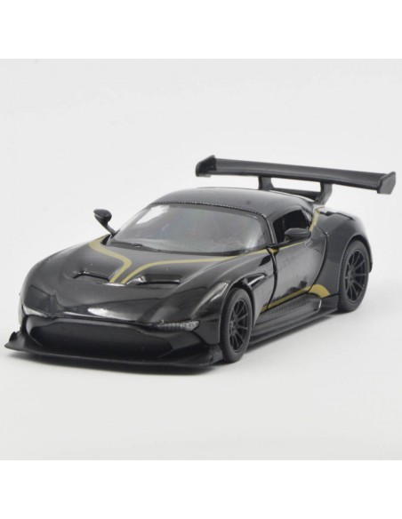 Aston martin vulcan negro Escala 1:38 Autos a escala - Sin gasolina