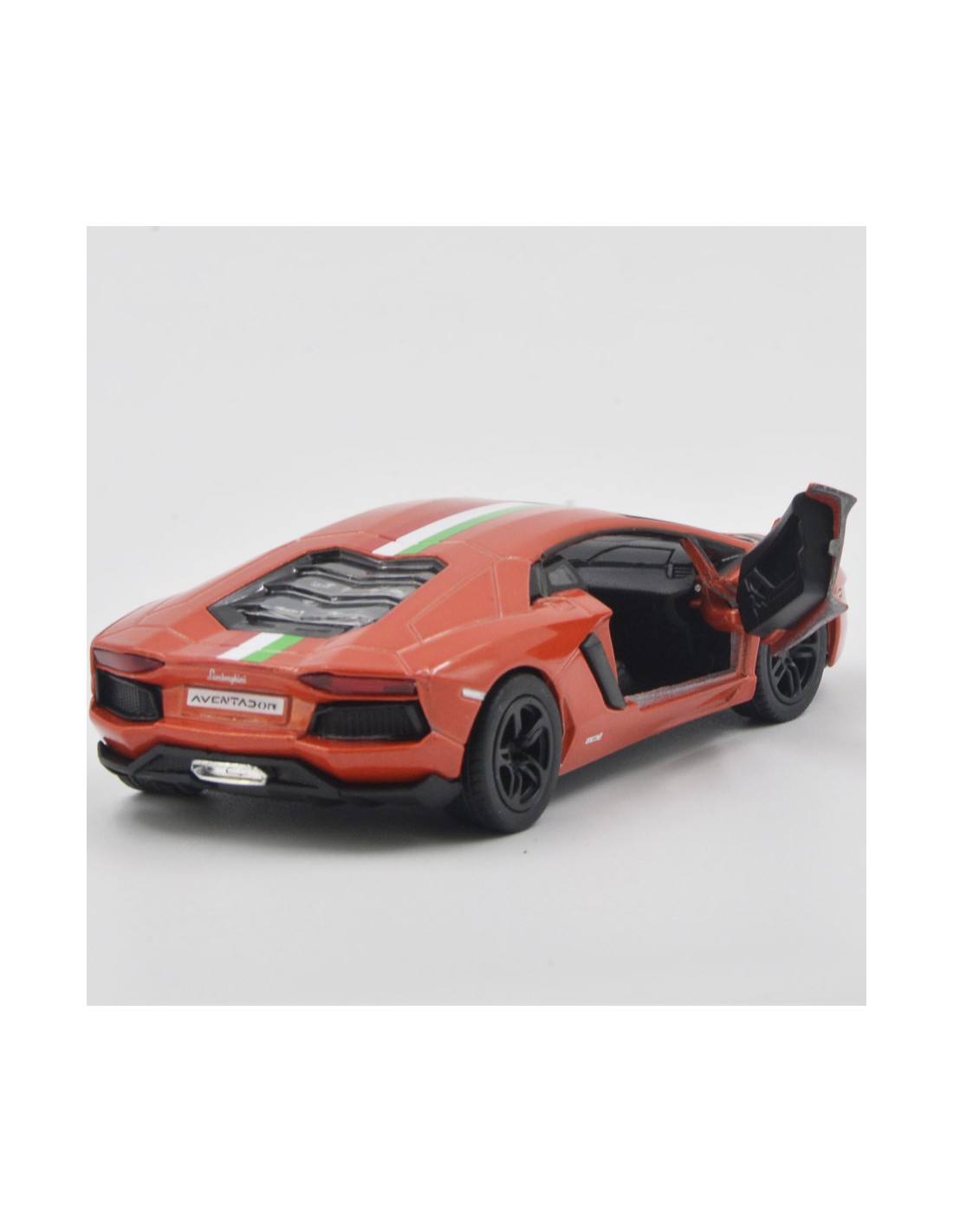 Lamborghini aventador naranja rayas - Escala 1:38 - Tienda de articulos de  colección