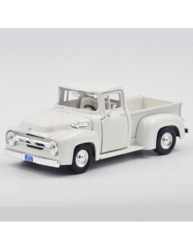 Ford F-100 pickup 1955 Blanco - Escala 1:24- Artículos de colección