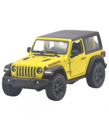 Jeep Wrangler con capota amarillo Escala 1:34 - Carros de colección