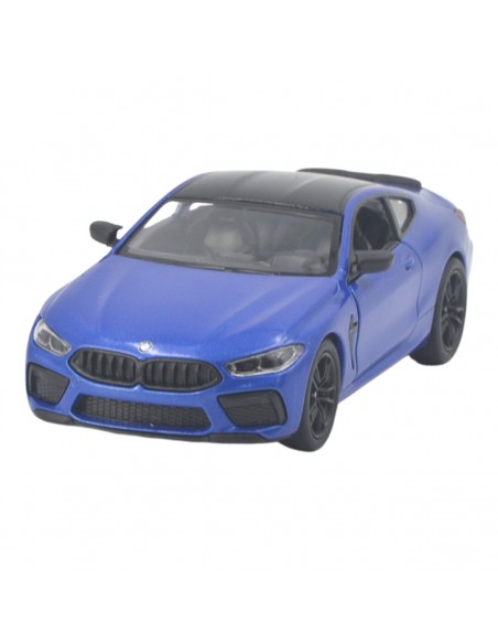 BMW M8 azul - Escala 1:38  - Carros de colección